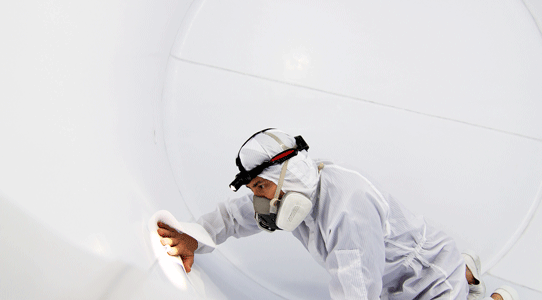 SUS304 tank lined PTFE sheet